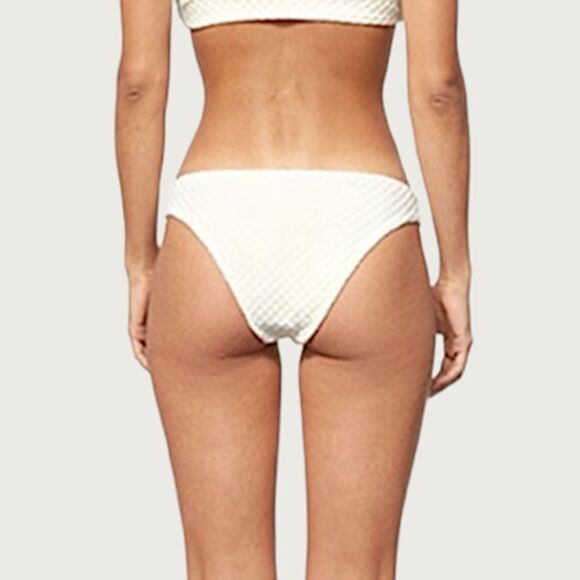 MARA HOFFMAN NWT Kay bikini bottom in Cream Size M - Picture 6 of 6